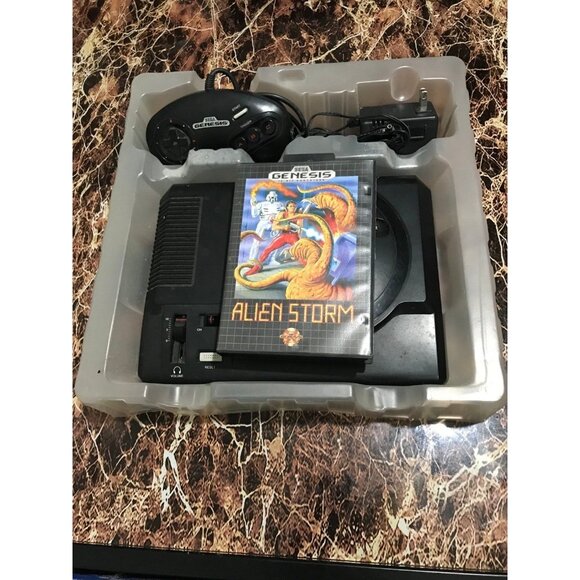Sega Genesis 16-bit System W/ Alien Storm - Picture 1 of 11
